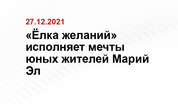 Пресс-служба Главы Марий Эл / Денис Речкин